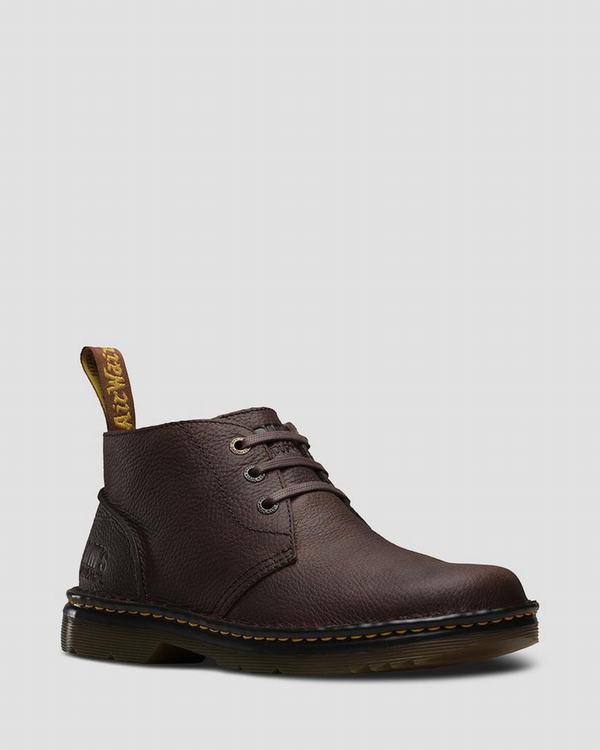 Dr Martens Pánské Chukka Boty Sussex Tmavě Hnědé, CZ-437861